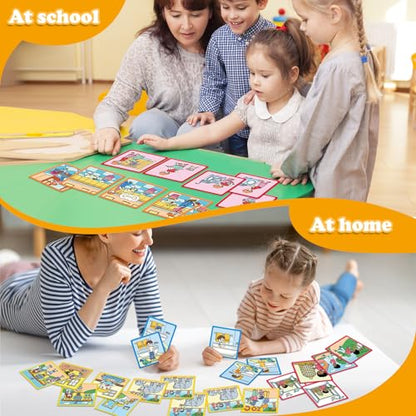 Kasfalci Sequencing Cards,Sequence Board Game for Kids,Speech Therapy Materials Toys for Autism,Story Storytelling,Social Skills,Sentence Building,Preschool Learning Activities,Classroom & Homeschool - style: 5-Scene-New