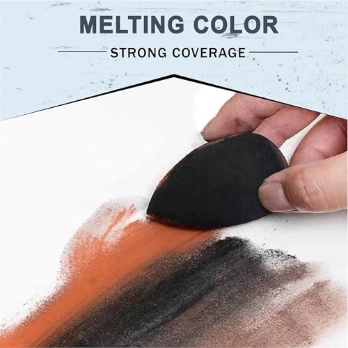 Artist Graphite Powder for Drawing and Shading, 12 Oz | 340g jar supports broad shading, smooth gradients, tonal studies and repeated dry-media art sessions.