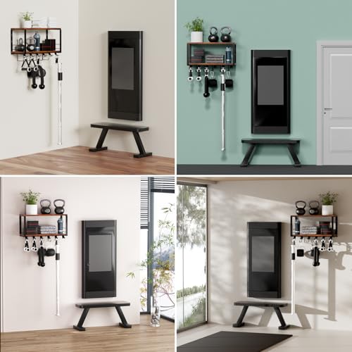 TJ.MOREE 2 Tier Floating Shelf Compatible with Tonal Accessories Wall Mount