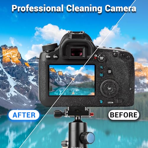 Aispour Camera Lens Cleaning Kit, 10-in-1 Camera Cleaning Kit | Camera Lens Cleaner and Camera Accessories, Includes Lens Cleaning Kit/Lens Cleaner/Lens Cleaning Pen/Soft Brush - size: Standard Version