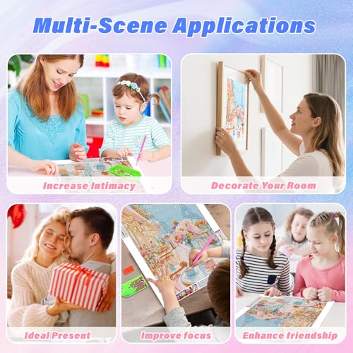 RYMILIE Cocktail Diamond Art Kits for Adults,Fashion Retro Diamond Painting | Diamond Art Kit for Beginners, 5D DIY Full Drill Diamond Painting Gem Art, Home Wall Art Gifts(12x16 inch) - color: DP03965