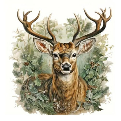 hill froeistung 5D Colorful Elk Diamond Art Painting Kits for Adults | Animals Diamond Art for Beginners, DIY Full Drill Diamond Art Painting(12X12 inch) - color: HF-A037