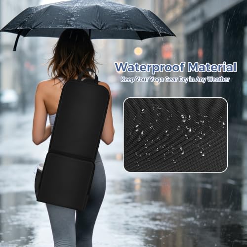 COOLBEBE Yoga Bag for Women with Side Mesh Pockets & Wet Dry Compartment