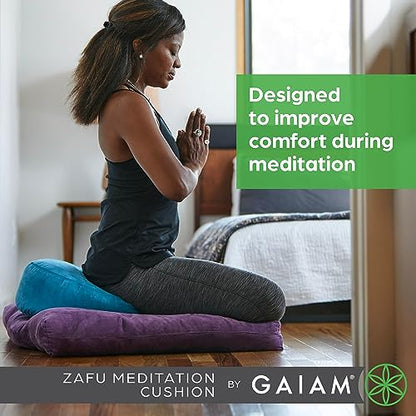 Gaiam Ergonomic Buckwheat - color: Purple | Zafu