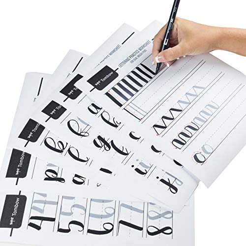 Tombow 56190 Beginner Lettering Set. Includes Essential Tools to Start Hand Lettering - style: Beginner Lettering Set