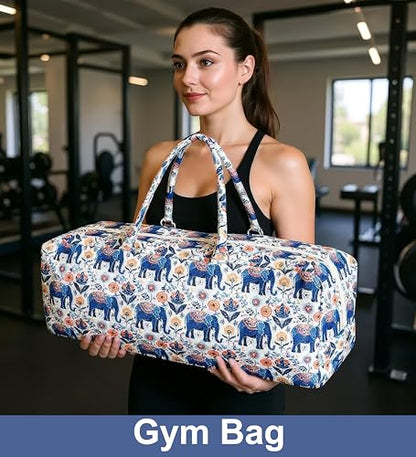 COZY TRENDS Yoga Bag with Storage Pockets – 27"x8" Large Mat Carrier Tote – Lightweight, Durable, and Stylish for Yoga & Pilates Gear - style: Style 4