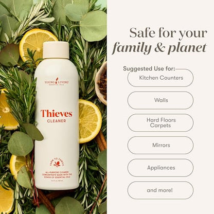 Young Living Thieves Household Cleaner Ultra Concentrated 14.4 fl oz – All Purpose Cleaner for Kitchen, Bathroom & Surfaces – Multipurpose Essential Oil Cleaner – 3 Pack - size: 14.4 Fl Oz (Pack of 3)