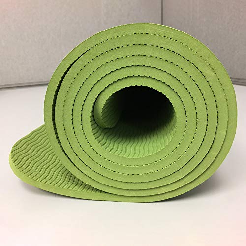 Premium TPE Yoga Mat 1/4" Thick, Non Slip with Strap Carrier, 72"x24"