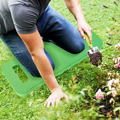 PINGEUI 12 Pack 15.7x7x0.78 Inches Green Garden Kneeling Pad, Thick Garden Kneeler Pad Kneeling Mat, Garden Knee Cushion for Gardening Floor Cleaning Yoga Exercise