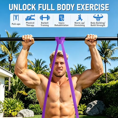 5-Level Resistance Bands for Working Out,5-125 LBS Pull Up Assistance Bands