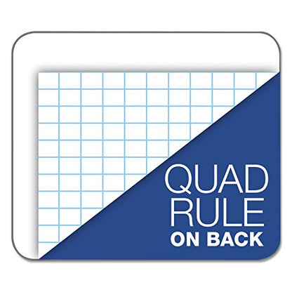 TOPS 35081 Cross Section Pads, 8 Squares, 8 1/2 x 11, White, 50 Sheets - size: 8 Squares/Inch