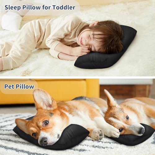 Pro Goleem Small Pillow, 11"x7"x2.5"(Black) - color: Black