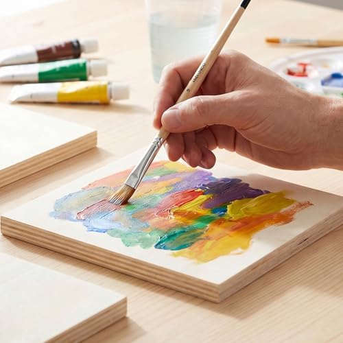 15-Pack Unfinished Wood Canvas Boards for Painting, 3 Sizes - Wooden Panels for DIY Art, Home Decor, and Craft Projects
