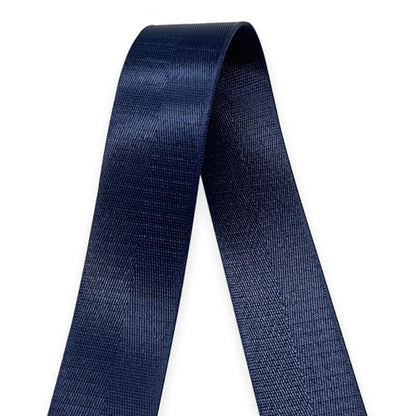 1 1/2" Navy Blue Nylon Webbing 12yds for Bag Straps Crafts - color: Navy Blue