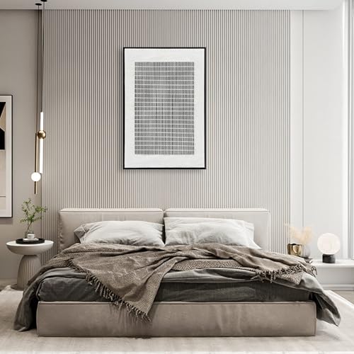 NANKAI Art Hand-Painted White and Black Thick Texture Abstract Art Oil Painting Contemporary Minimalist Art Home Office Corridor Wall Decoration Painting 36x24 inches (with Solid Wood Exterior Frame) - color: Nkhb277