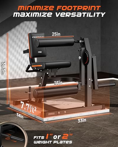 FEIERDUN 4-in-1 Adjustable Leg Extension Curl Machine - 700lbs Capacity Leg Extension Machine for Lower Body Workouts - Adjustable Leg Curl Machine
