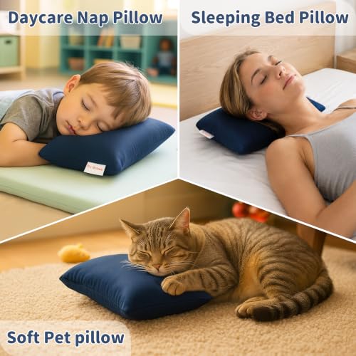 Pro Goleem Small Pillow, 11"x7"x2.5"(Navy Blue) - color: Navy Blue
