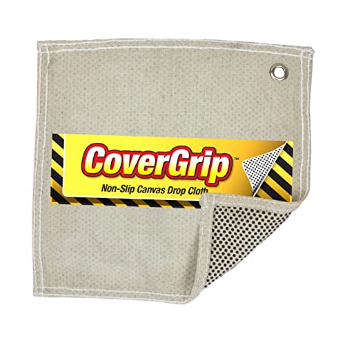 8 oz Canvas Safety Drop Cloth, 3.5' x 12' - size: 3.5X12, style: 8 oz