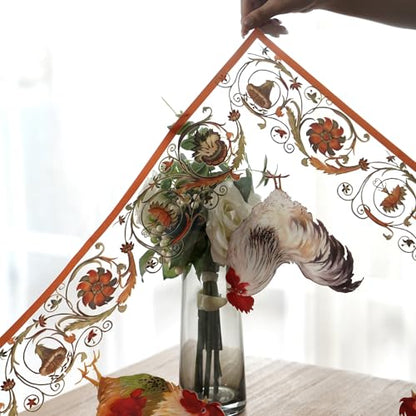 Clear Table Cover Protector Rooster Vinyl Table Cloth, 60"x84" | Dining Room, Kitchen Meals, Tabletop Protection, Easy Cleanup, Brunch, Parties, Holiday Gatherings, Everyday Use - color: Roosters, size: 60" x 84" (Rectangular)
