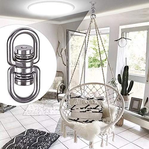 SELEWARE Heavy Duty Bearing Swing Swivel, 360° Rotation Hanging Accessory - color: Swivel Only
