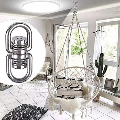SELEWARE Heavy Duty Bearing Swing Swivel, 360° Rotation Hanging Accessory - color: Swivel Only
