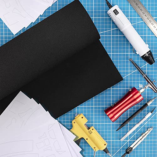 3-Pack 4mm Black Foam Sheet, 13.9" x 59" EVA Foam Roll Premium eva Craft Foam for Cosplay Costume by MEARCOOH - color: 3PCS:Black, size: Thickness-4mm