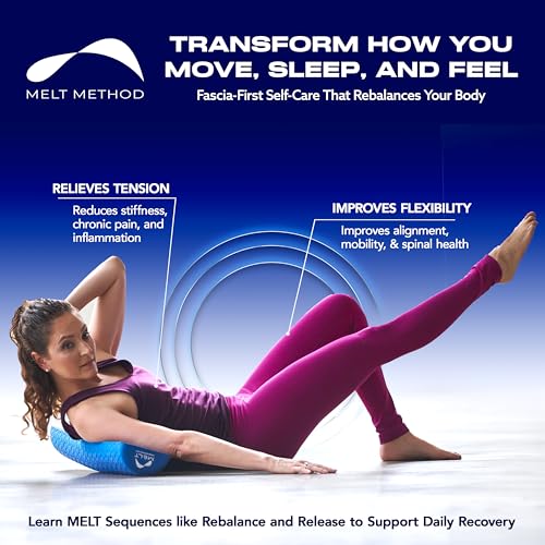 MELT 36-Inch Half Foam Roller Spinal Support Balance Training