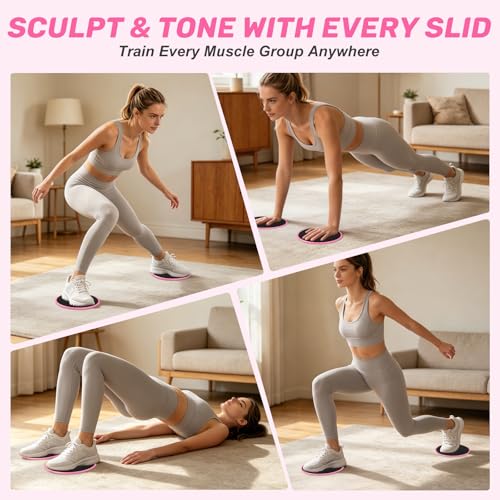 Pilates Kit for Women – Pilates Equipment for Home Workouts with 14" Pilates Ring & Mini Ball, Resistance Bands, Ankle Weights & Sliders for Full Body Toning, Strength & Flexibility