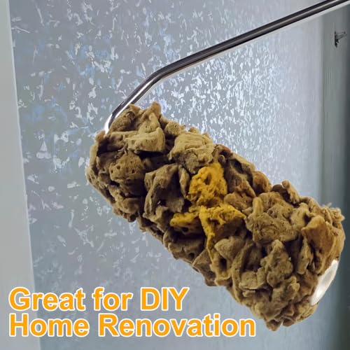Natural Sea Sponge for Painting, 4" Texture Paint Decorative Roller | Natural Sea Sponge, Texture Paint Roller, Vivid Wall Texture, Ideal for DIY & Professional Decorative Ceiling & Wall Painting - style: MN488