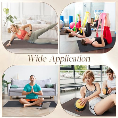 Hahafelt 3 Pack Hot Yoga Mat Towel Non Slip, Beige Dark Gray Coffee - color: Beige Dark Gray Coffee