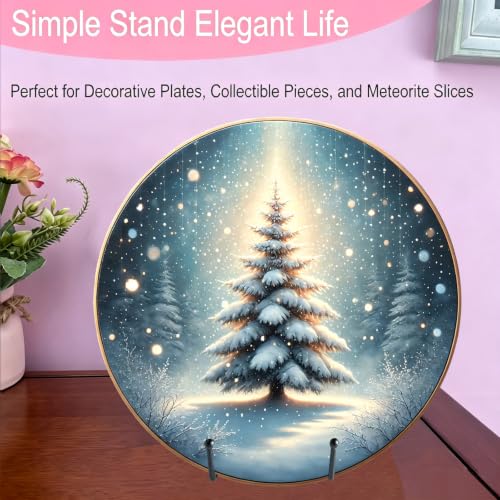 3PCS Iron Plate Stands for Display 12 Inch, Large Metal Heavy Duty Display | Solid Black Iron Table Top Easel Holder, Perfect for Picture, Decorative Platter, Book, Plaque, Photo - size: 3PCS 12IN
