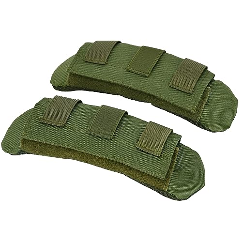 2 Pack Shoulder Strap Pad,Vest Shoulder Strap Pads Backpack Strap Pads Fit 2'' Sling Bags Shoulder Straps - color: Green