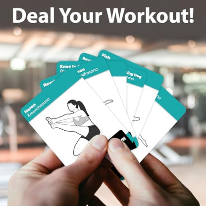 Palace Learning Yoga Pose Exercise Cards Volume 2 - Yoga Positions and Workout Fitness Cards with Over 50 Poses - 2.5" x 3.5"