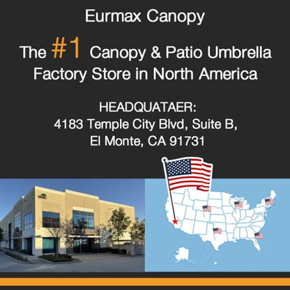 Eurmax USA 130LBS 4-Pack Universal Canopy Weights,Reinforced Double Pockets, Secure Wind Protection,Easy Wrap-Around Installation Heavy Duty Sandbags (Without Sand),Fits All Instant Shelter Legs,Black - color: Black, style: Twin Cylinder Sand