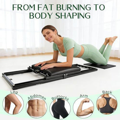Pilates Board, Foldable Pilates Reformer Set