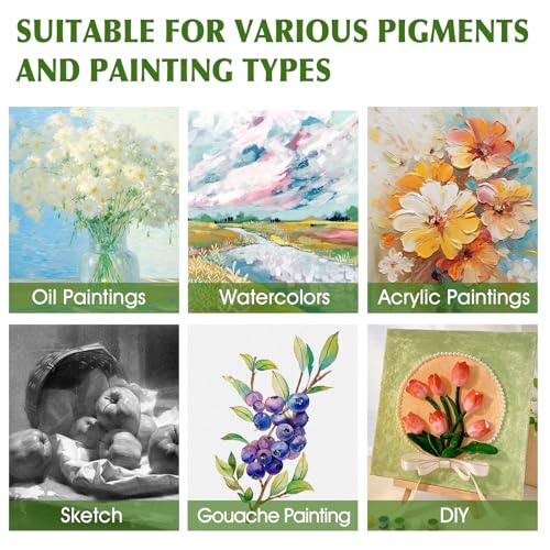 Stretched Canvas for Painting, Multi Size 11x14, 9x12, 8x10, 5x7, 4x4(4 of Each), 20 Packs Primed Blank Canvases, Very Good for Beginners or Professionals. - size: Multisize-20Pack