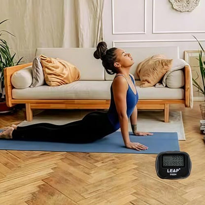 Interval Timer for Workout with Vibration Alarm, Portable Stopwatch with Clips Repeat Timer for HIIT Boxing Yoga Gym Training