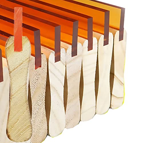 Silk Stencil Screen Printing Squeegee, 3 Size 5.9 inch/9.4 inch/13.7 inch Water Squeegee, 75 Durometer Wooden Ink Scraper for Screen Printing