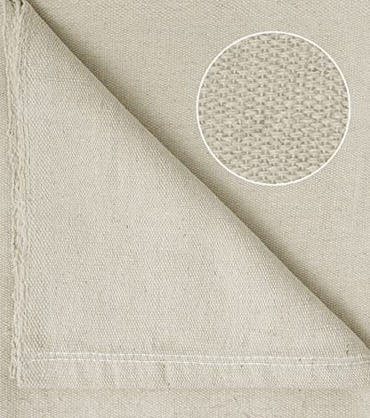 Canvas Drop Cloth for Painting (Size 4x5 Feet - Pack of 2) Painters Drop Cloth for Painting, Furniture, Crutains & Floor Protection - All Purpose Thick Canvas tarp with Double Stitched Edges - size: 4x5 Feet - 2 PK
