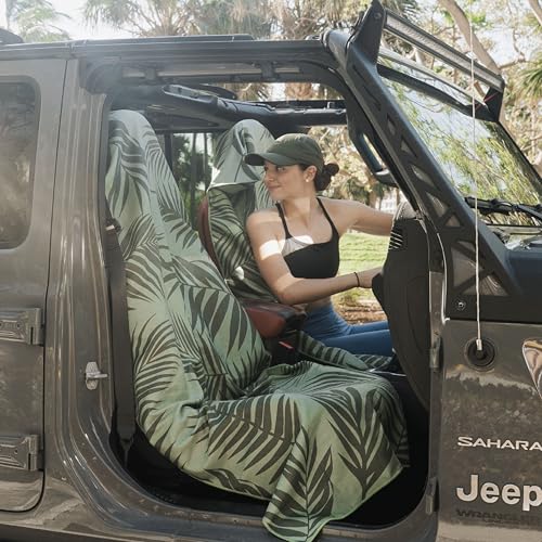 Sprints Athletic Running Towel, Full-Sized, Car Seat Cover - Performance Microfiber (Garden of Races Past) - color: Garden of Races Past
