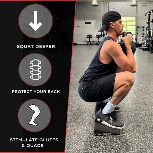 Wolf Squat Wedge Block: Light, Sturdy Heel Lift for Deep Squats & Mobility | Ultra-durable EVA, 27" wide, Lightweight