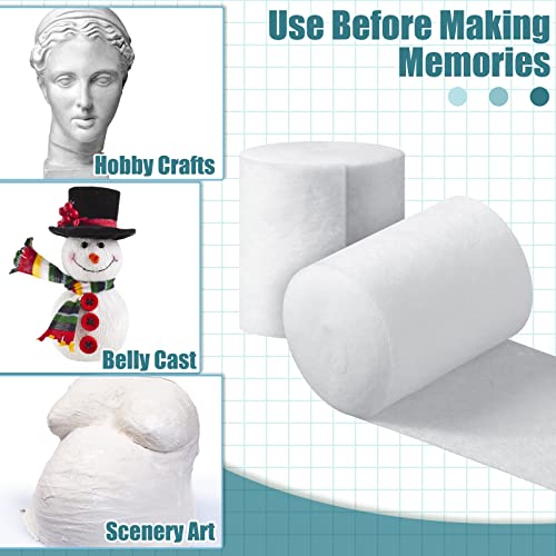 Nuanchu 6 Rolls Cast Padding for Soft Plaster Cloth Bandage, 2 Inch X 8.8 Ft - size: 2 Inch x 8.8 ft