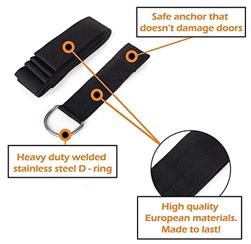 Leg Stretch Band - To Improve Leg Stretching - Easy Install on Door - Perfect Home Equipment For Ballet, Dance And Gymnastic Exercise Flexibility Stretching Strap Foot Stretcher Bands - color: light purple