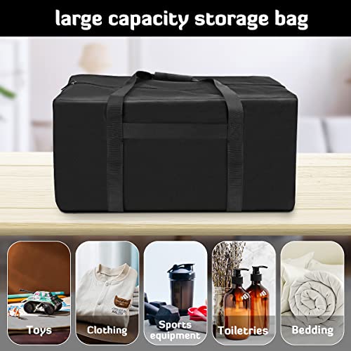 INFANZIA 24in Large Travel Duffel Bag, 600D Water Resistant Foldable, 56L - size: 24x12x12 inch