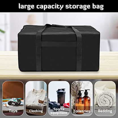 INFANZIA 24in Large Travel Duffel Bag, 600D Water Resistant Foldable, 56L - size: 24x12x12 inch