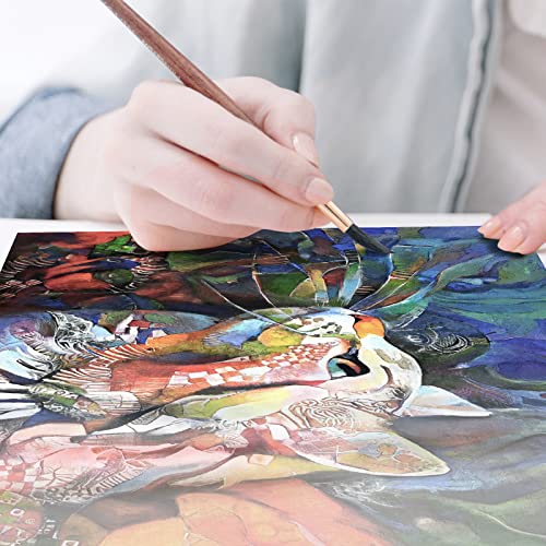 ACSAUMMY DIY Paint by Numbers Kit for Adults Beginners, 16 x 20 Cat Number Artist Paint by Number Kits on Canvas with 3 Brushes Animals Acrylic Painting Crafts for Home Wall Decor