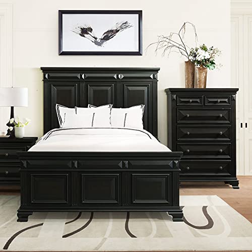 DWIL Matte Finish Furniture Paint - 32 Oz Wood Paint for Cabinets, Doors, Tables, and Dressers Refinishing - Water-Based, Non-Toxic & Odorless, Easy to Apply(Black)-With Tools - color: Black, size: 32 Ounce (Pack of 1)