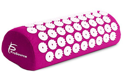 ProsourceFit Acupressure Mat and Pillow Set for Back/Neck Pain Relief and Muscle Relaxation, Purple - color: Purple, size: Large