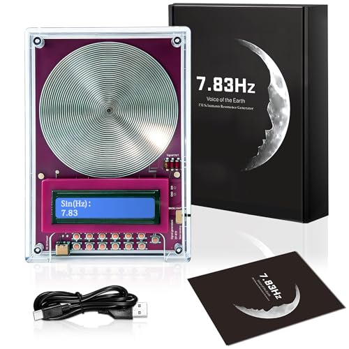 BENJEN 0.01Hz-200kHz Adjustable Frequency Generator for Healing | Schumann Resonance Generator, 7.83Hz Frequency Device for Sleep, Meditation, Anxiety Relief & Yoga