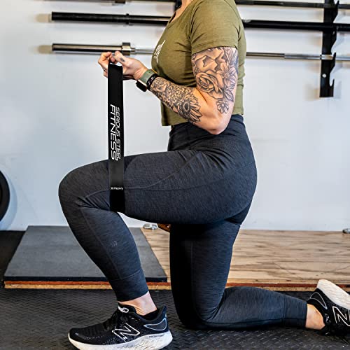 Serious Steel Fitness Mini Resistance Loop Bands | Rehab and Prehab Stretch Bands | 12" Exercise Workout Bands (Sets of 5 Pack and Sets of 10 Pack Trainer Options Available!) - color: X-Heavy 10 Pack (2" x 12")